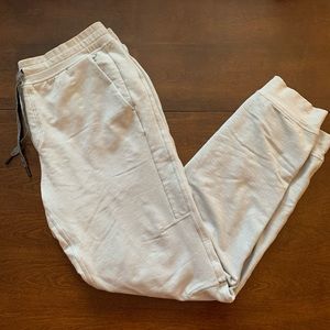 Lululemon White Jogger Sweatpants - Tall